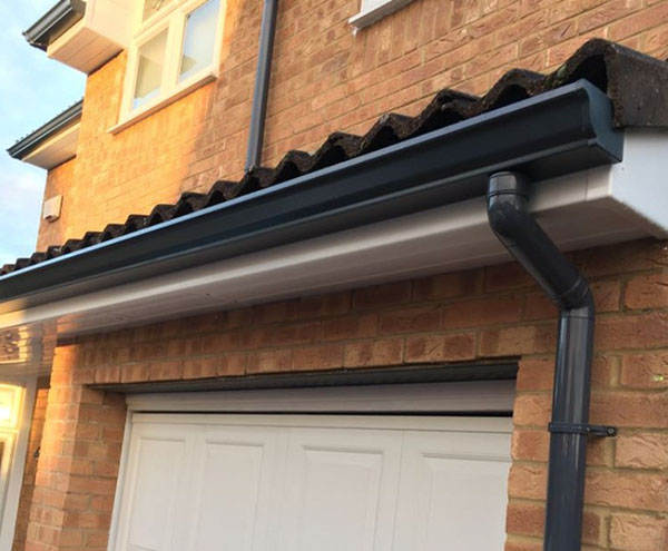 Guttering works in Bedford